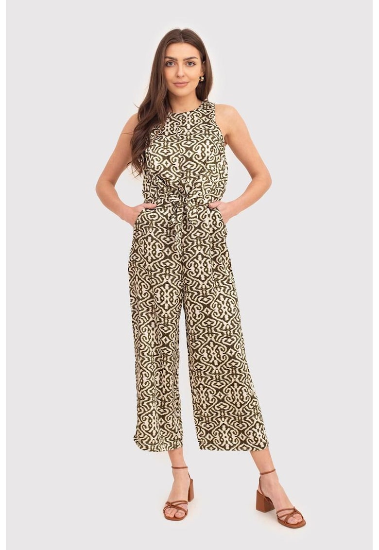 Salopeta cu model geometric si talie innodata PA596