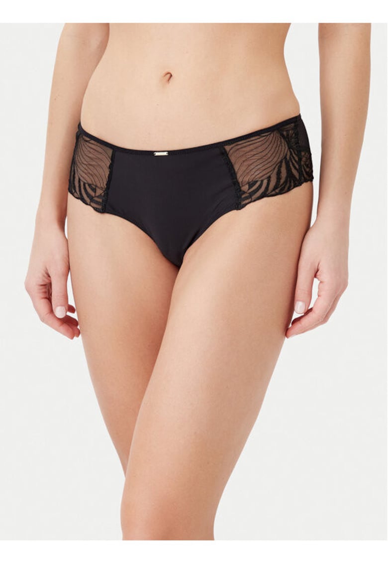 Boxeri dama - 304889202 - Poliamida/Elastan - Negru - Negru