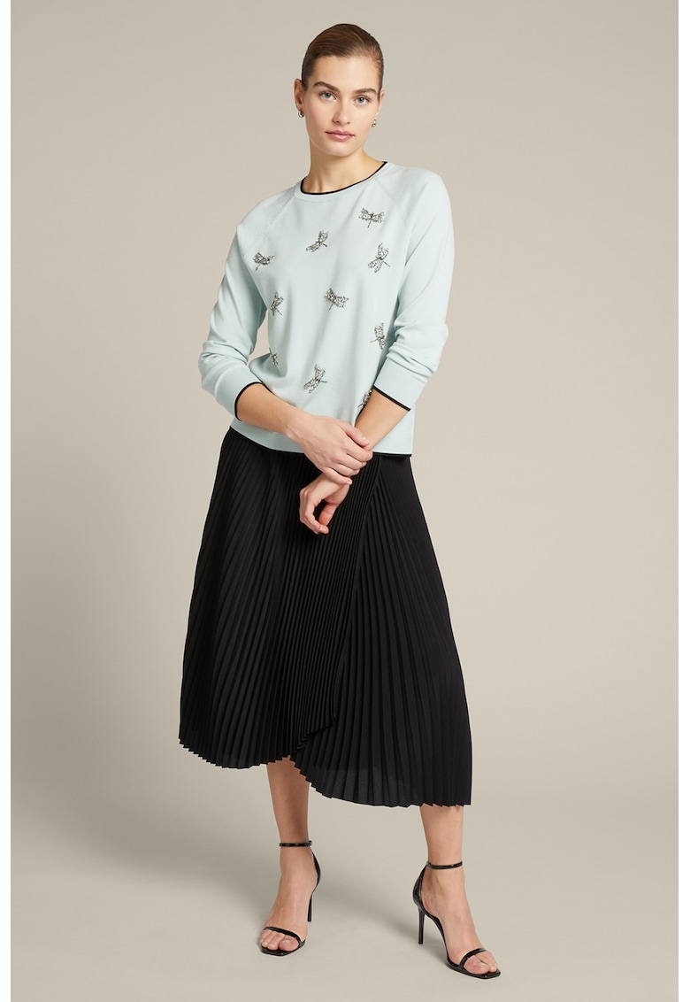 Fusta midi cu pliuri Fusta midi cu pliuri