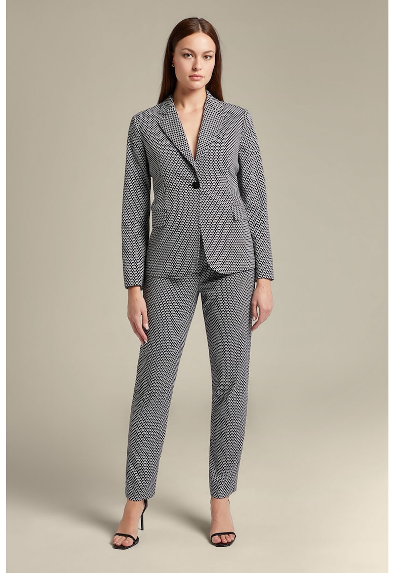 Pantaloni conici cu talie medie