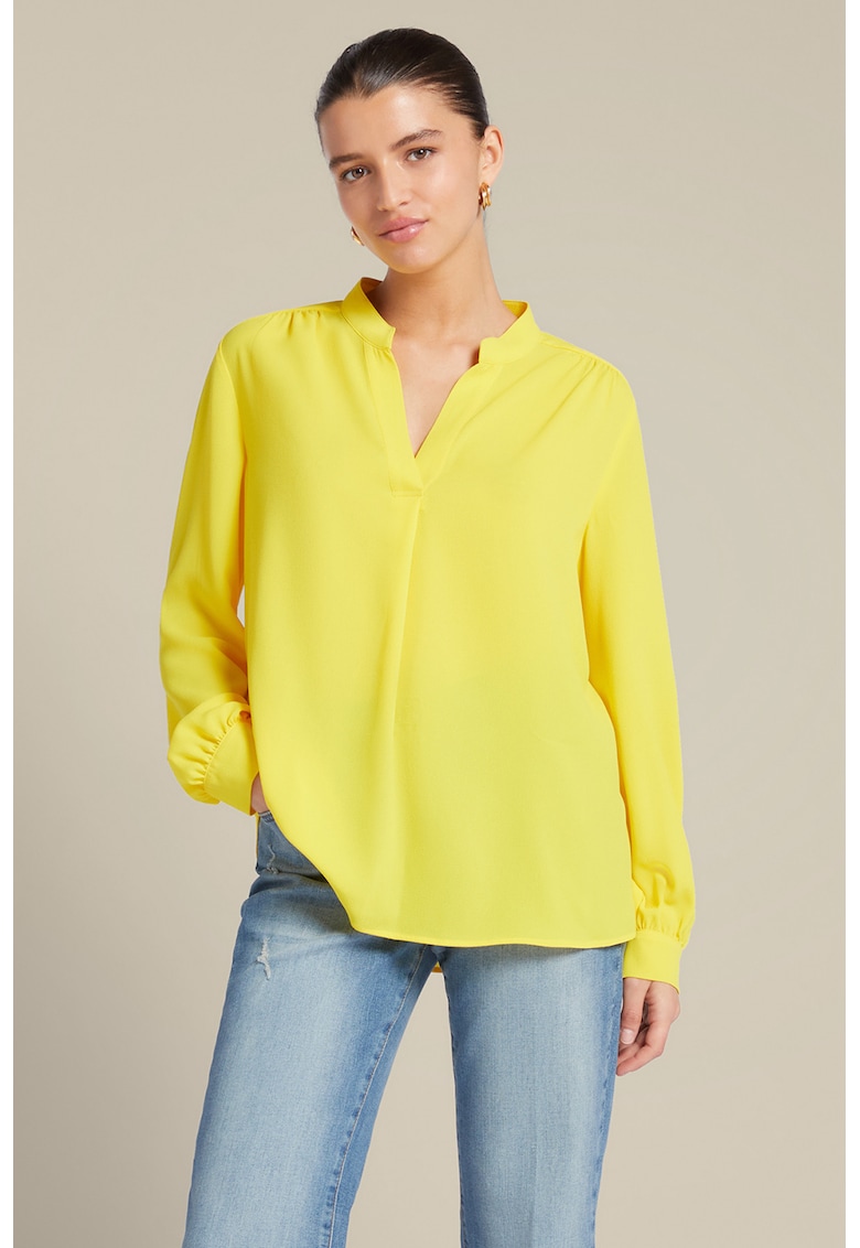 Bluza uni cu decolteu in V Bluza uni cu decolteu in V