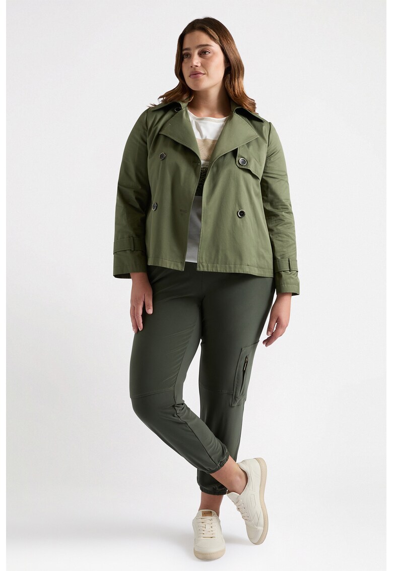 Pantaloni slim fit cu buzunar cu fermoar