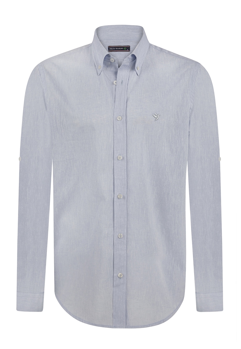 Camasa Oxford din bumbac si in