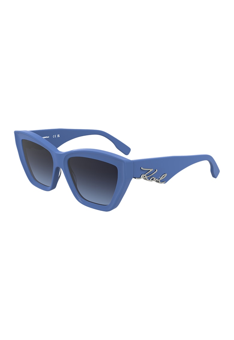 Ochelari de soare cat-eye cu logo