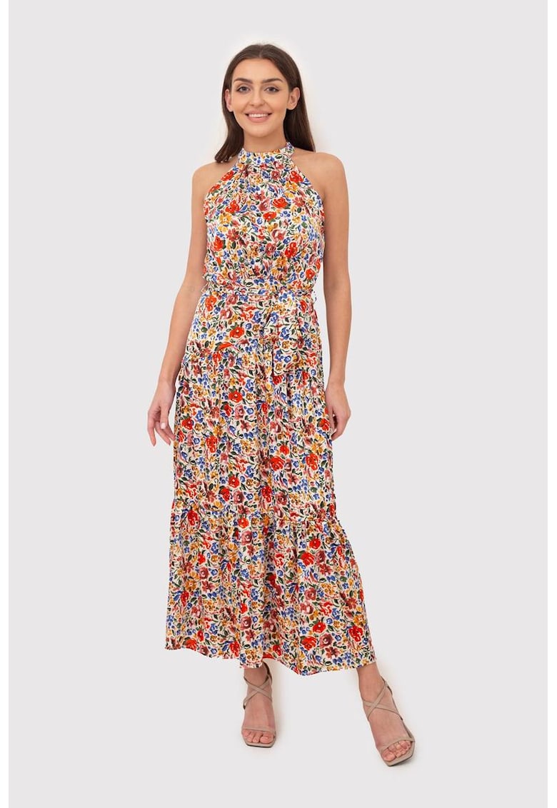 Rochie cu imprimeu floral - multicolor - DA1751 MULTI Rochie cu imprimeu floral - multicolor - DA1751 MULTI