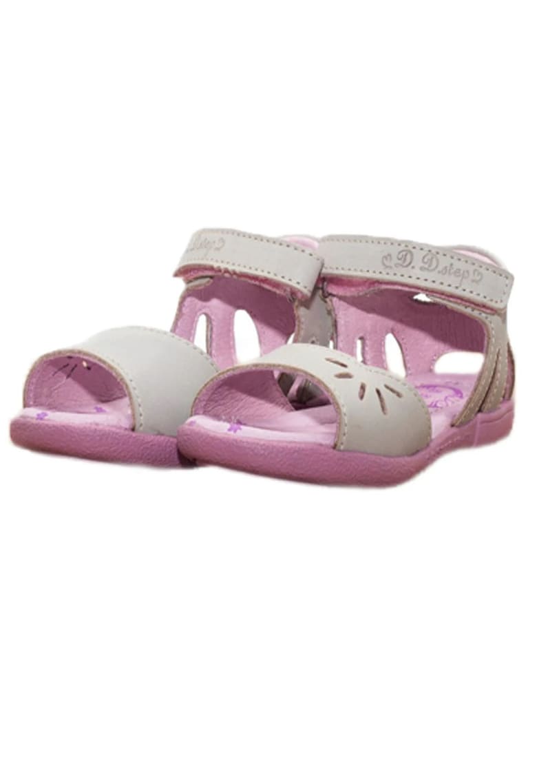 Sandale cu Scai -  din Piele - Inchise la Spate - AC048-802