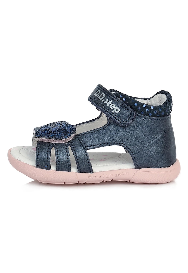 Sandale din Piele Fete - Flexibile - cu Scai - AC048-297