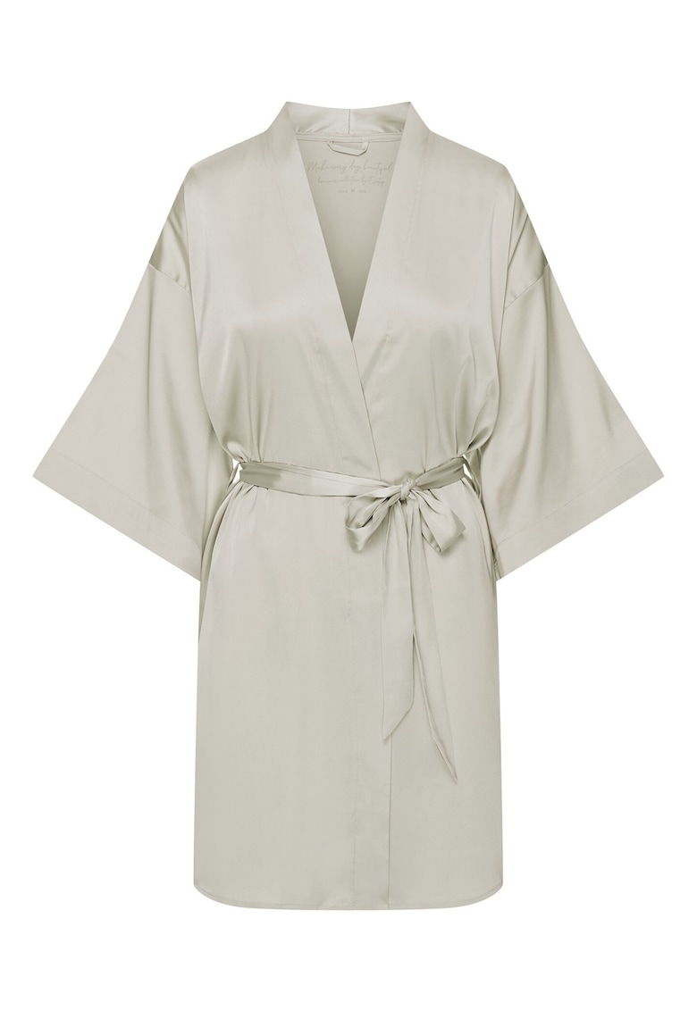 Halat dama Renne - verde masliniu pal - poliester - maneca lunga -