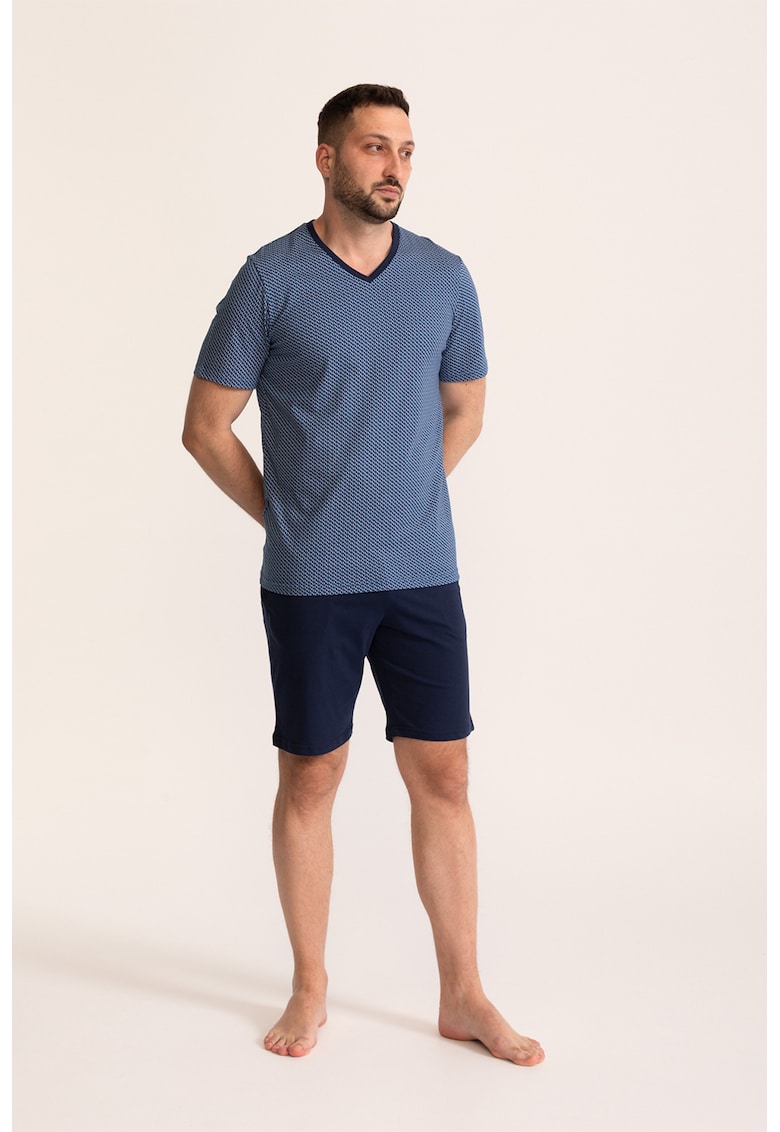 Pijama scurta cu dungi