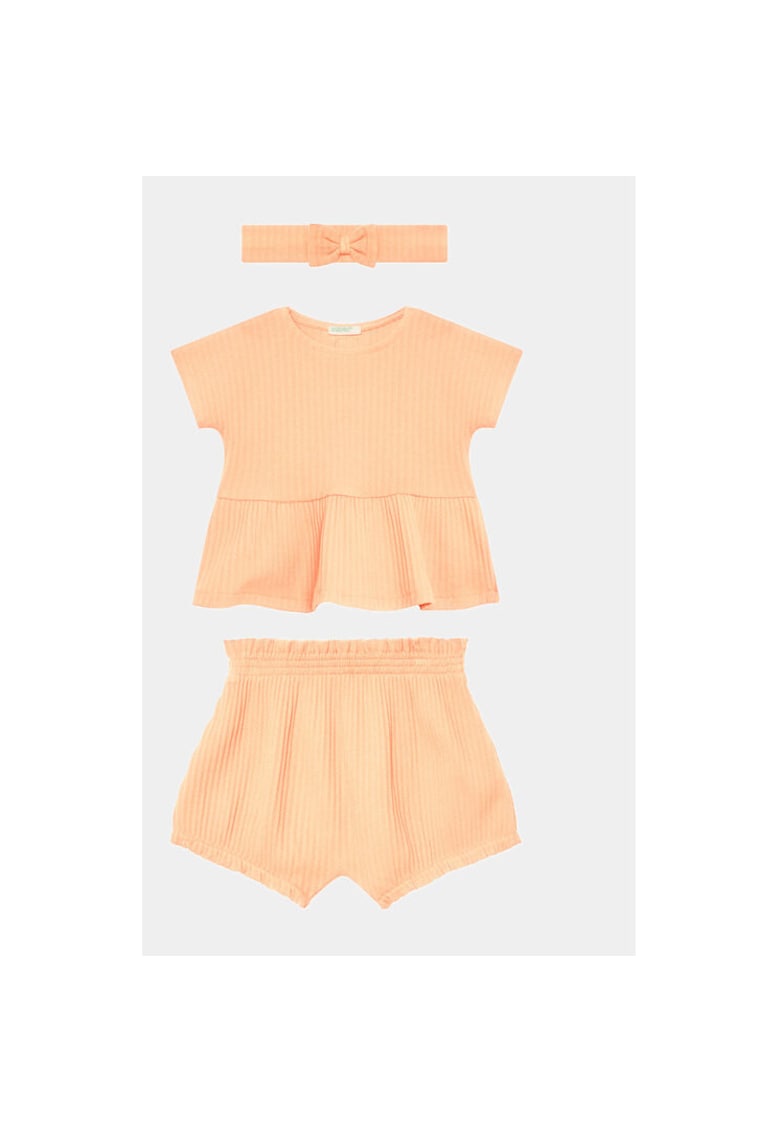 Compleu fete - 302101641 - Bumbac - Portocaliu - Portocaliu