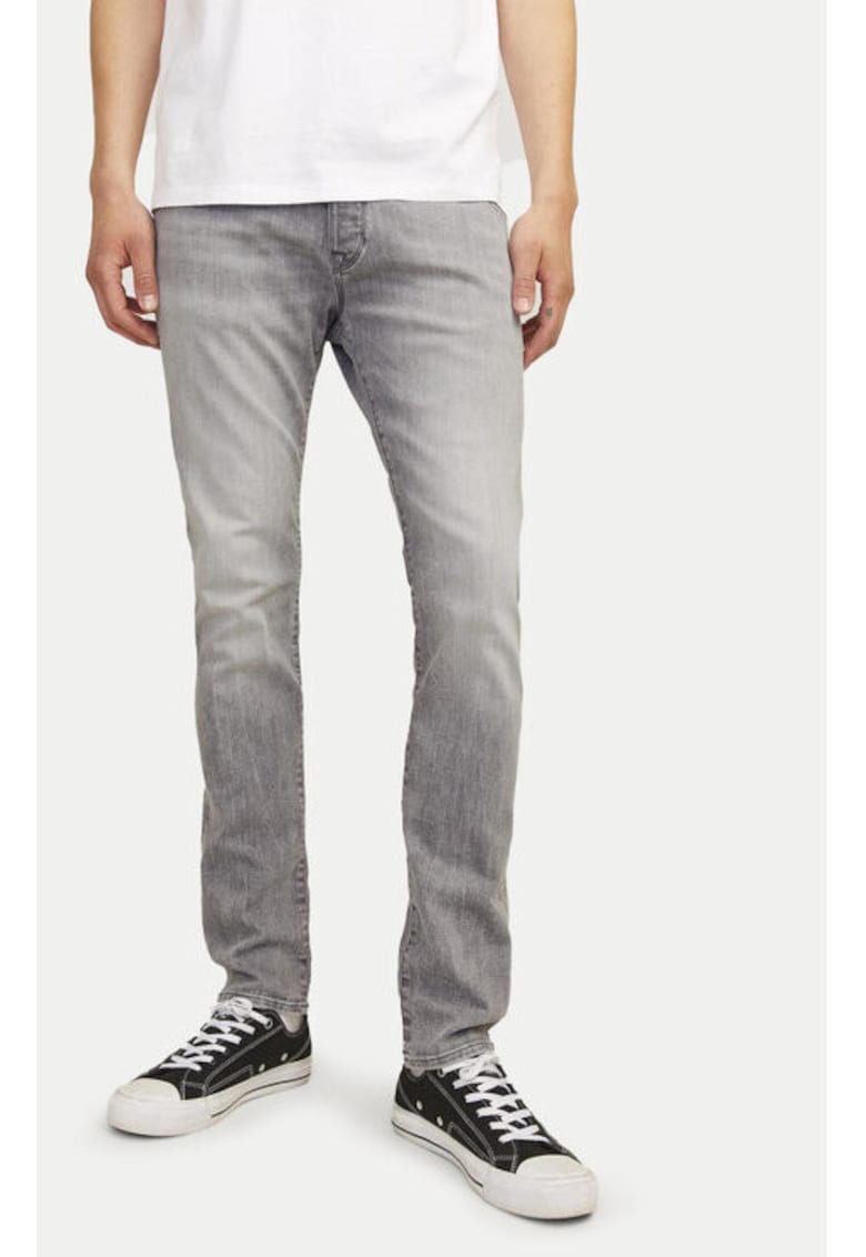 Blugi barbati -  304376207 - Bumbac/Poliester - Gri