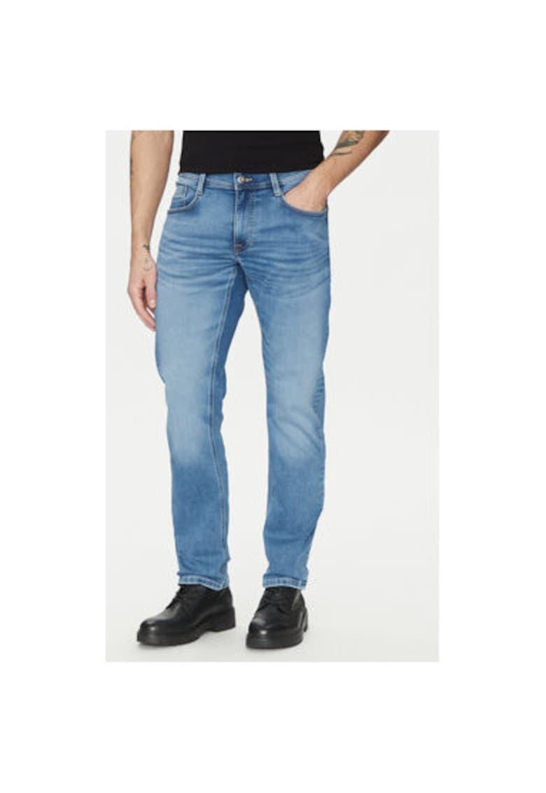 Blugi Barbati - 304464249 - Bumbac - Poliester - Albastru - Albastru