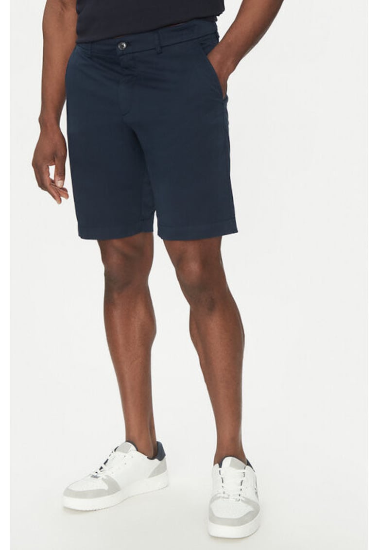 Pantaloni scurti barbati - 305100153 - Bumbac - Albastru Pantaloni scurti barbati - 305100153 - Bumbac - Albastru