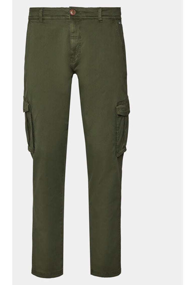 Pantaloni barbati -  303540395 - Bumbac - Verde