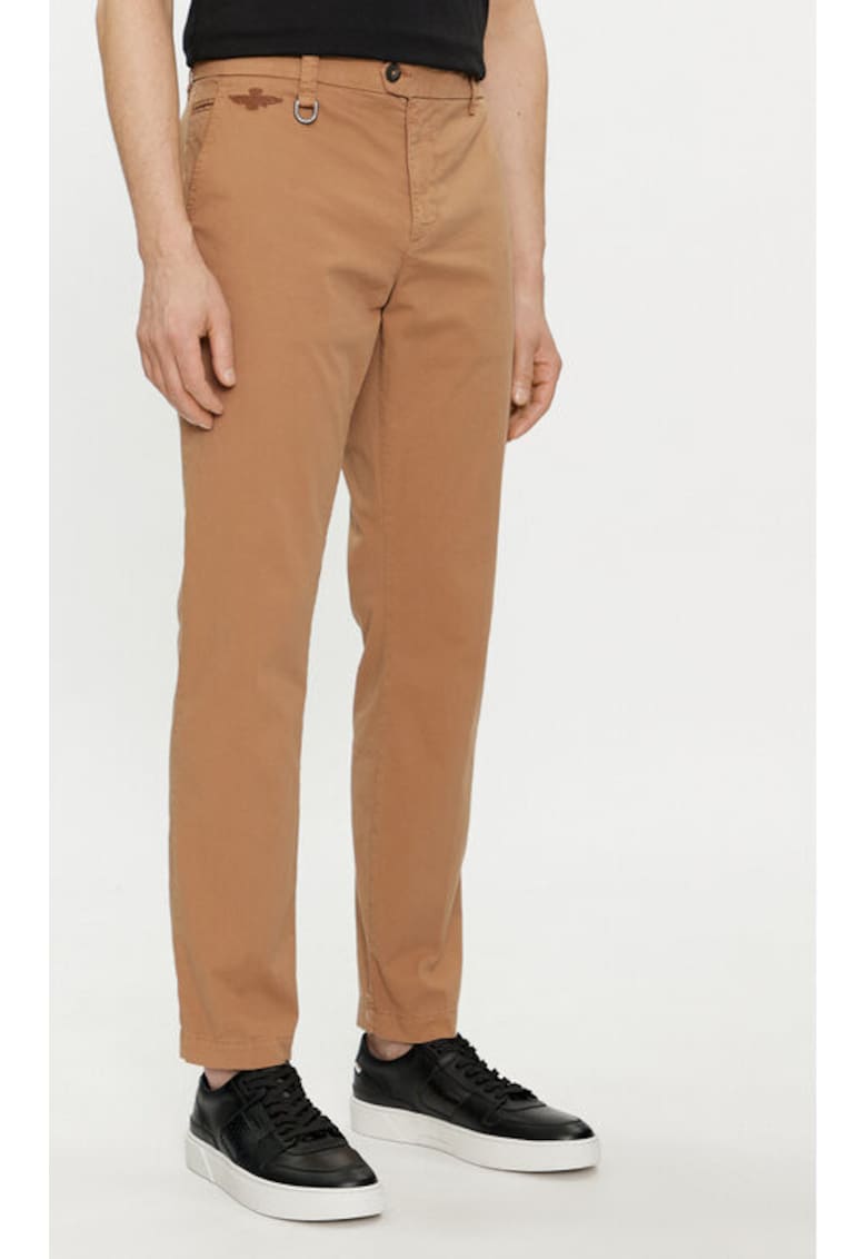 Pantaloni barbati -  303721220 - Bumbac - Maro