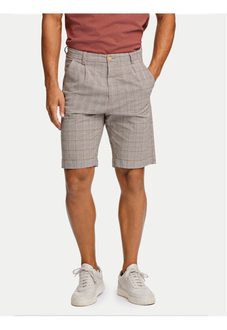 Pantaloni scurti barbati -  303585600 - Bumbac - Bej