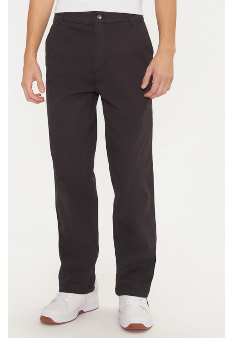 Pantaloni barbati - 304700347 - Bumbac - Negru