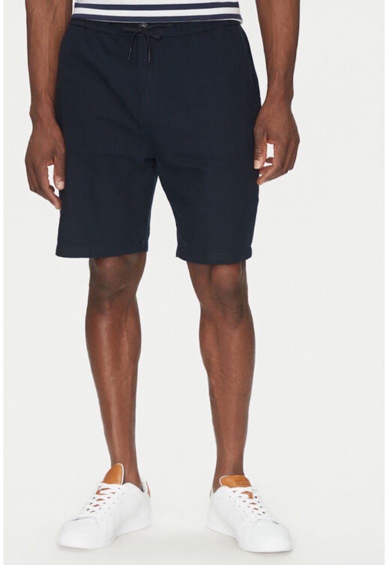 Scotch Soda Pantaloni scurti barbati - 305342416 - Bumbac/In - Albastru - Albastru