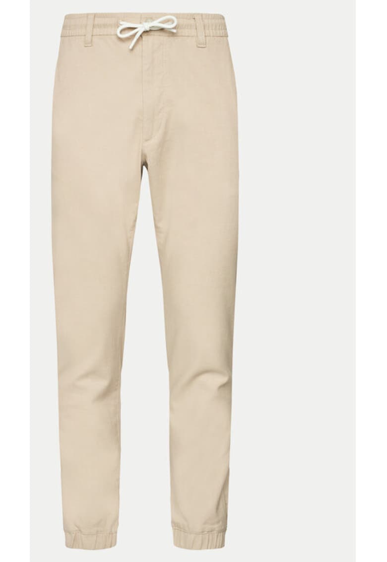 Pantaloni barbati - 303555221 - Bumbac - Bej