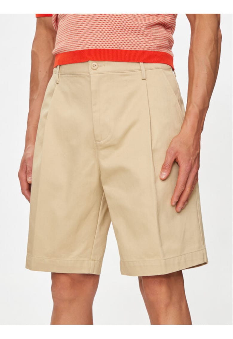 Pantaloni scurti barbati -  303787073 - Bumbac - Bej