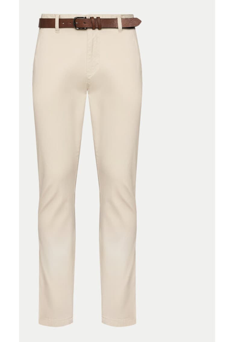 Pantaloni barbati - 303783389 - Bumbac - Gri