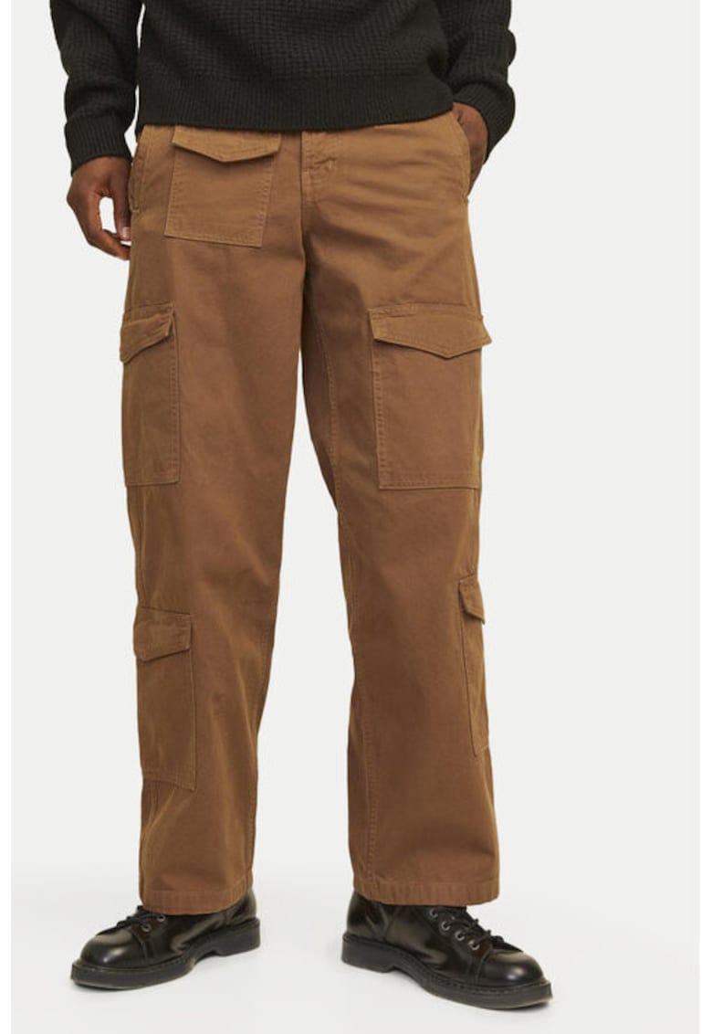 Pantaloni barbati -  304599132 - Bumbac - Maro