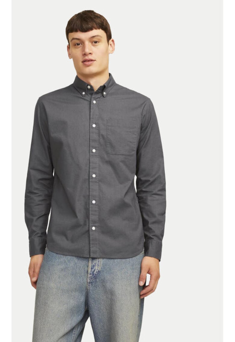 Camasa barbati -  304516078 - Bumbac organic - Gri