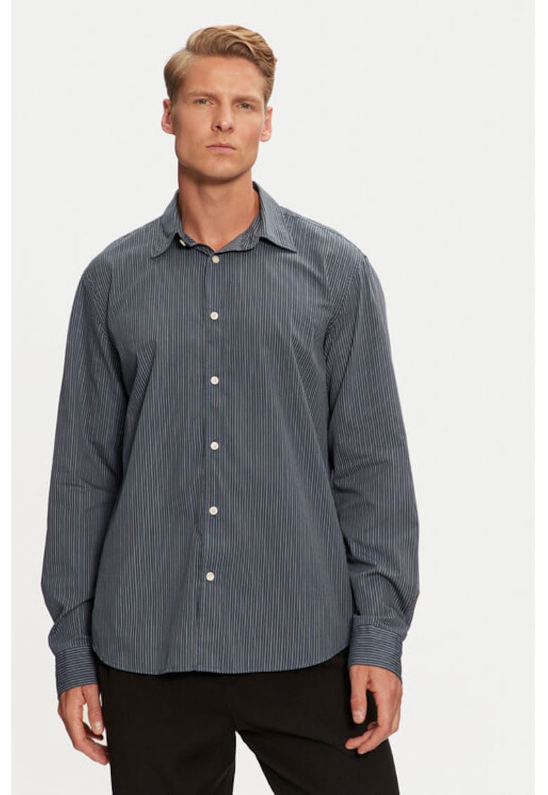 Camasa barbati - 304376467 - Bumbac - Albastru Camasa barbati - 304376467 - Bumbac - Albastru