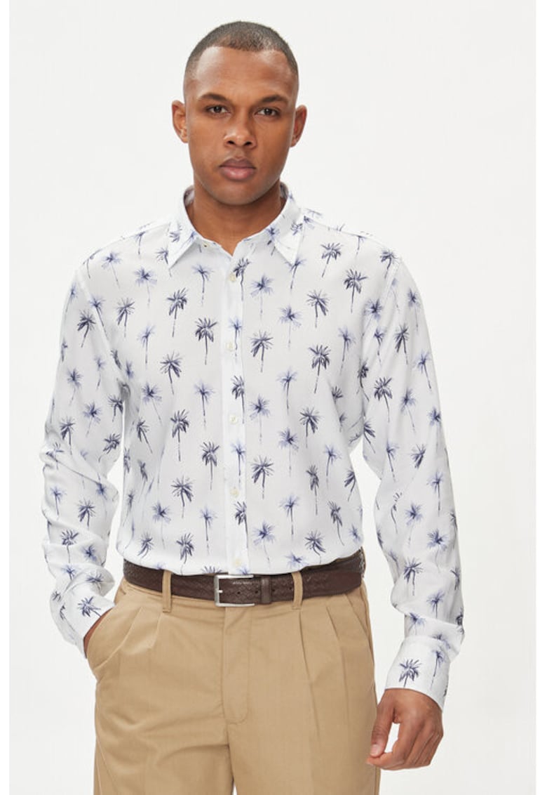 Camasa barbati -  303693428 - Lyocell - Bej