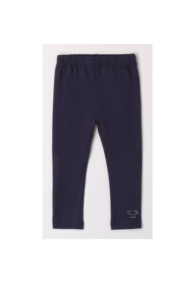 Pantaloni uni pentru fete - Bleumarin