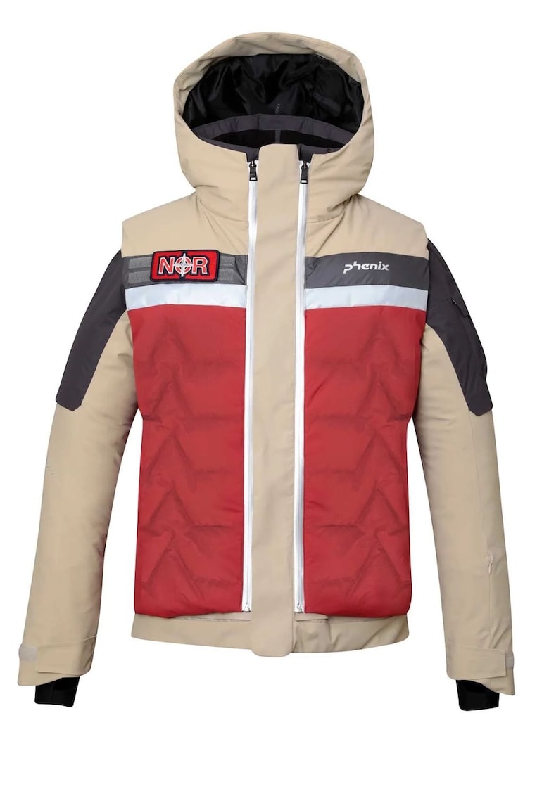 Geaca de schi 3 in 1  bej - poliester - cu gluga - pentru barbati - Geaca de schi 3 in 1  bej - poliester - cu gluga - pentru barbati -