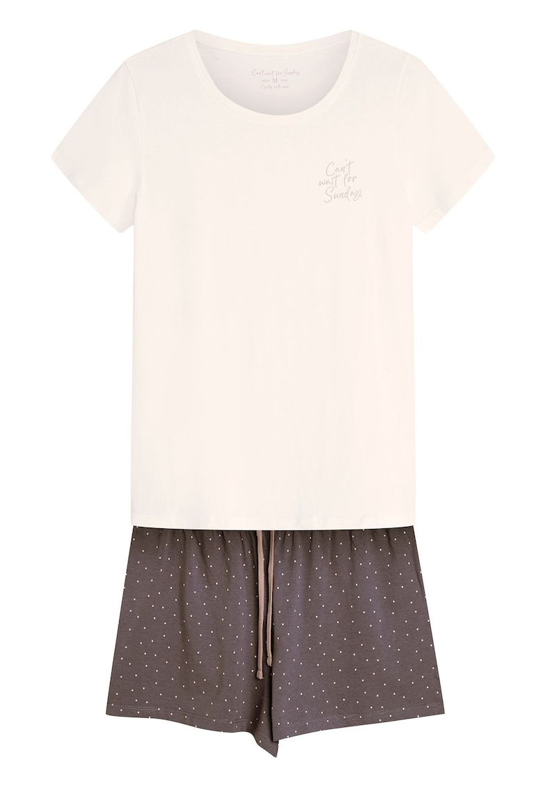 Pijama dama Renya  Alb crem M