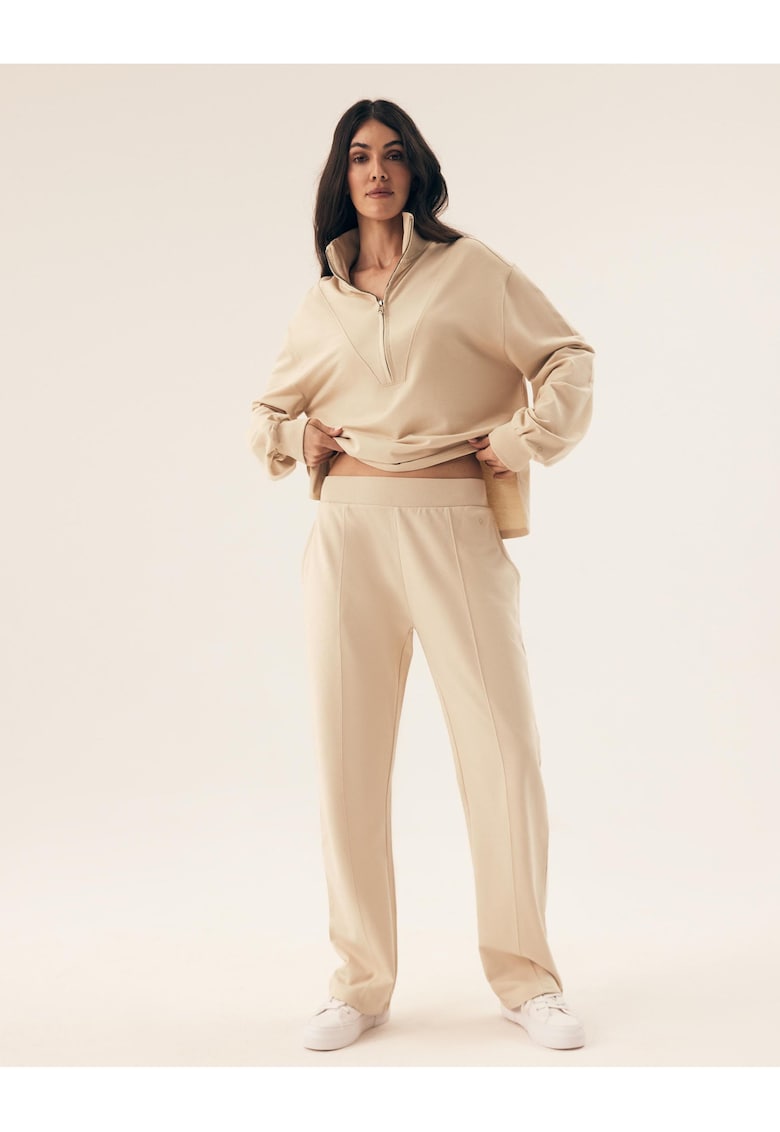 Pantaloni Ramu bej deshis S