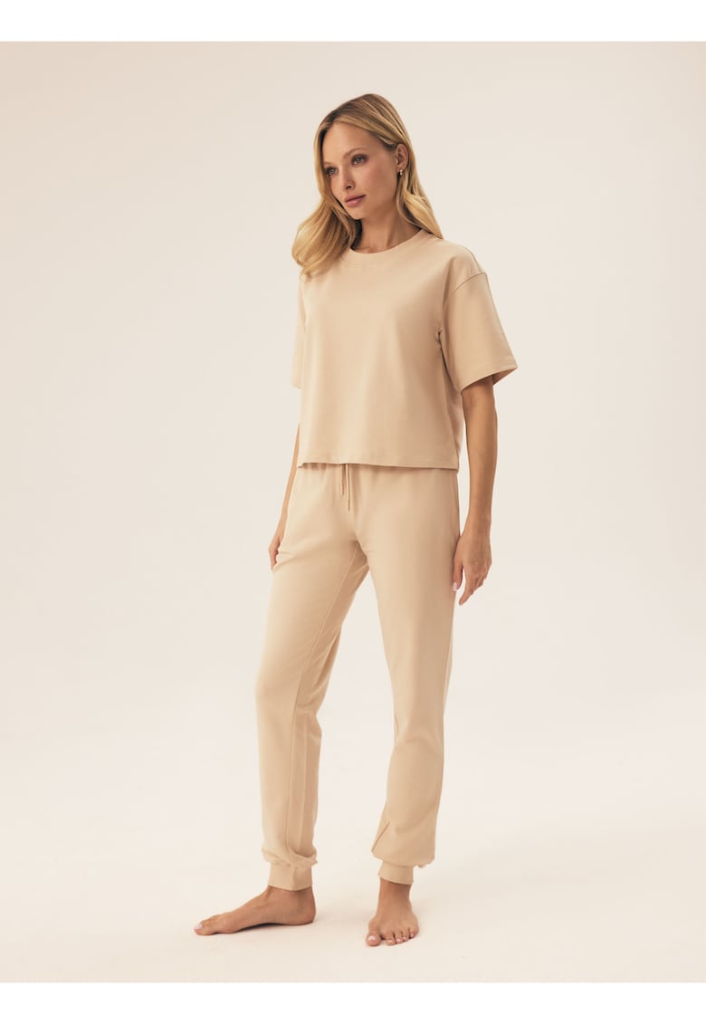 Pantaloni dama Menola Maro deschis - Maro
