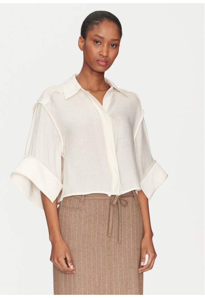 Camasa dama -  305138507 - Viscoza/Poliester - Bej