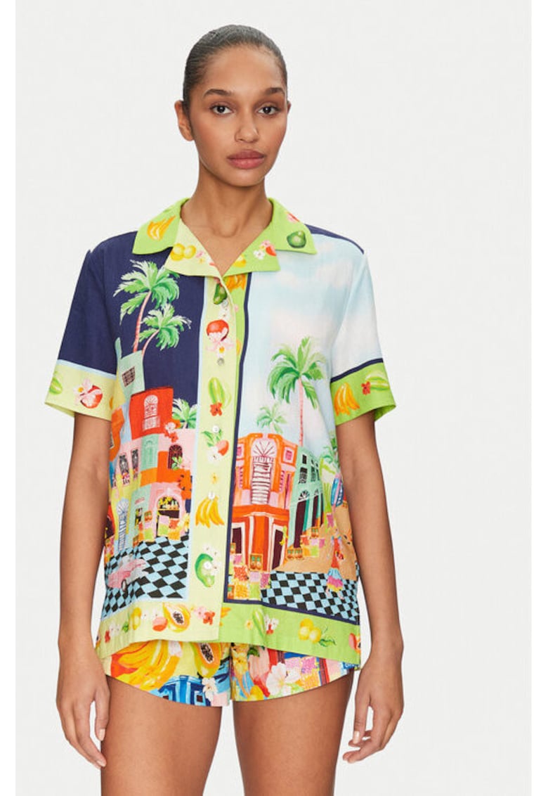 Camasa dama - 305002303 - In/Viscoza - Multicolor Camasa dama - 305002303 - In/Viscoza - Multicolor