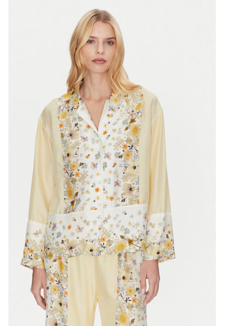 Camasa dama - 304892783 - Matase - Bej - Bej