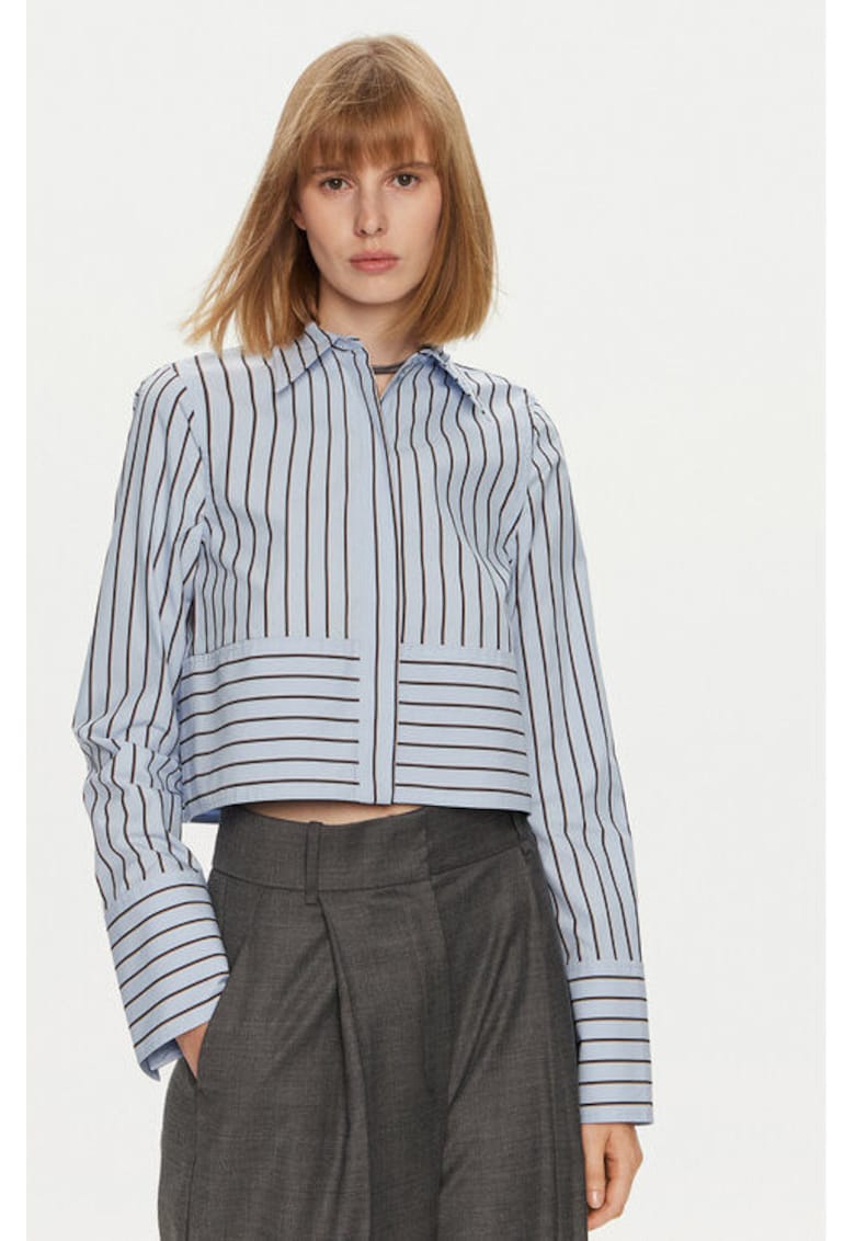 Camasa dama - 304749933 - Bumbac/Viscoza - Albastru Camasa dama - 304749933 - Bumbac/Viscoza - Albastru