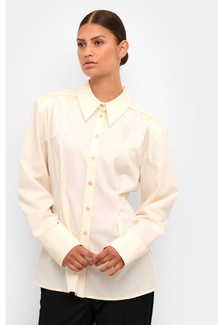 Camasa dama -  303554231 - Poliester/Viscoza - Bej Camasa dama -  303554231 - Poliester/Viscoza - Bej