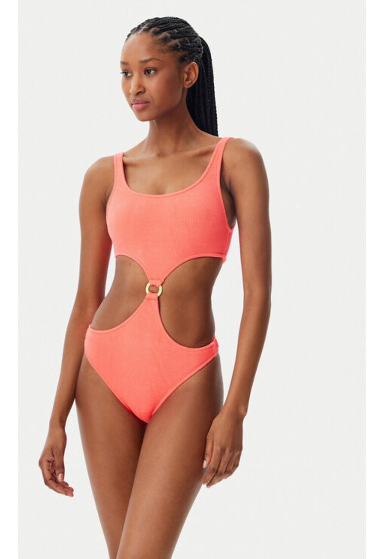 Costum de baie dama - 304811814 - Poliamida - Portocaliu - Portocaliu