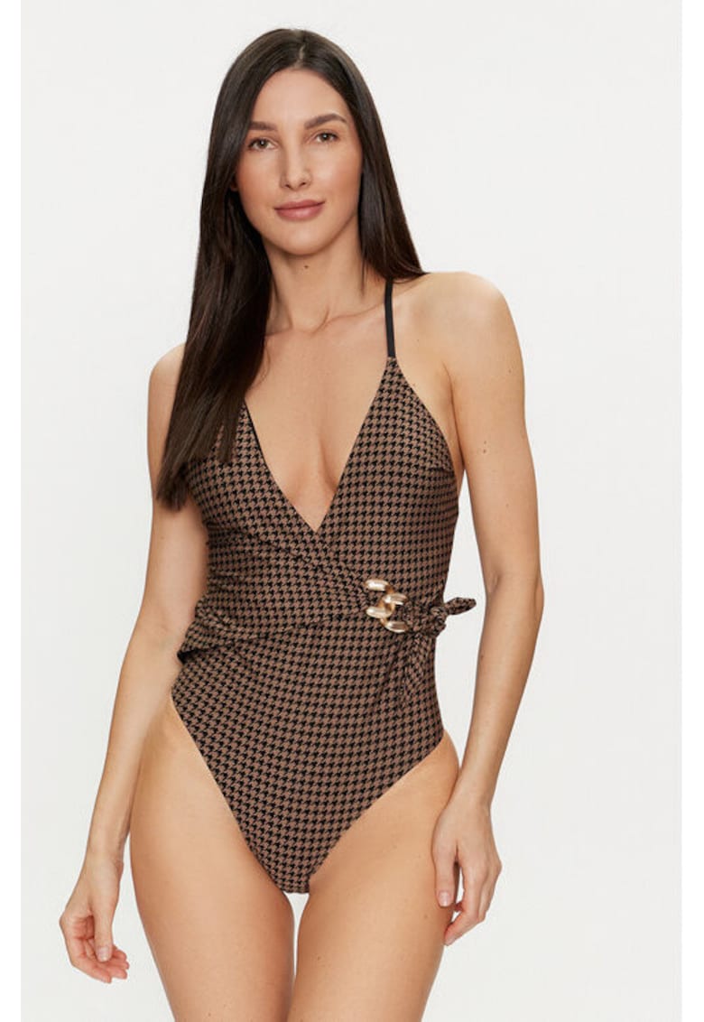 Costum de baie dama - 303691196 - Poliamida - Maro