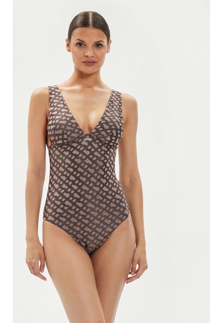 Costum de baie dama - 303806392 - Poliester - Maro