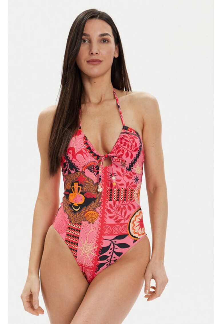 Costum de baie dama - 303784065 - Nylon - Roz - Roz