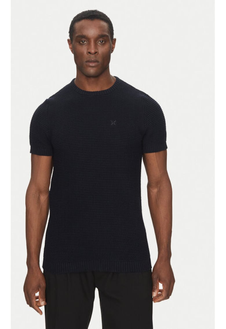 Pulover barbati - 305347961 - Bumbac - Albastru