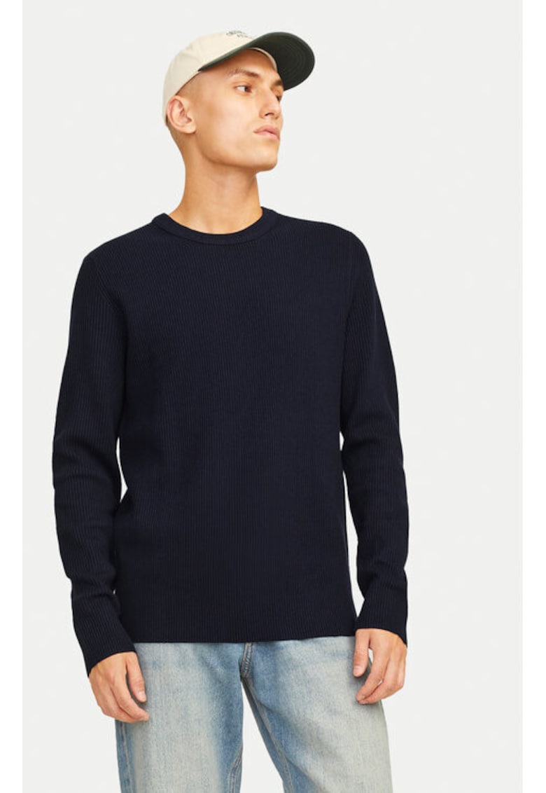 Pulover barbati -  304514135 - Poliester reciclat/Bumbac - Albastru