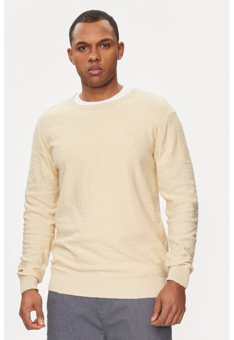 Pulover barbati - 303782962 - Bumbac - Bej