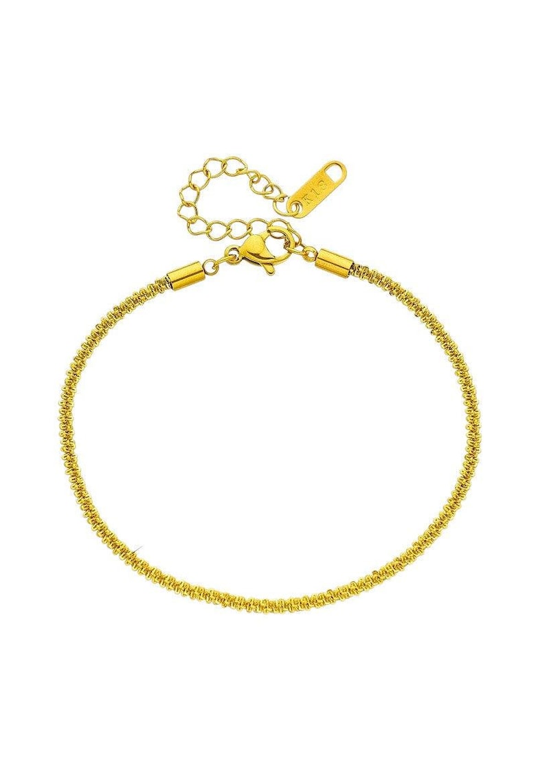 Bratara aurie - din otel inoxidabil - suflata cu aur 18k - delicata - Erlanda C3