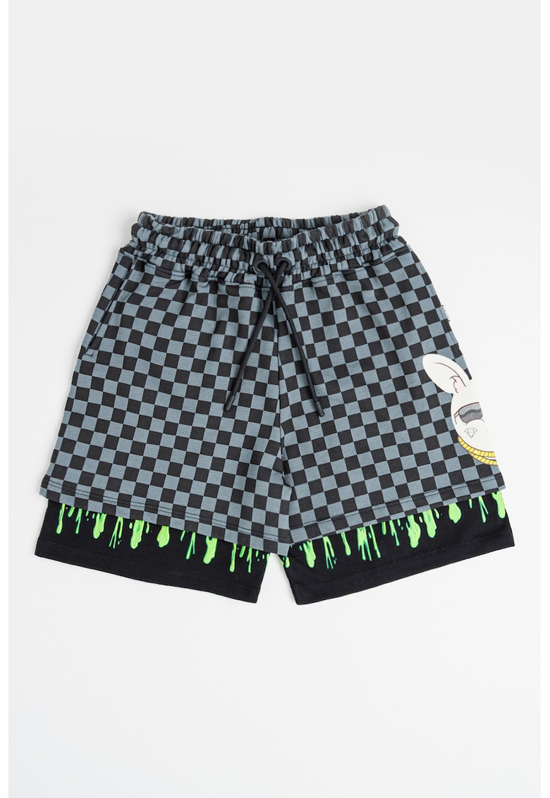 Pantaloni scurti din bumbac Splatter Bunny