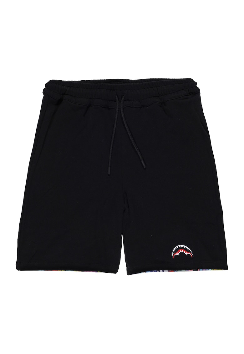 Pantaloi scurti reversibili cu banda elastica in talie