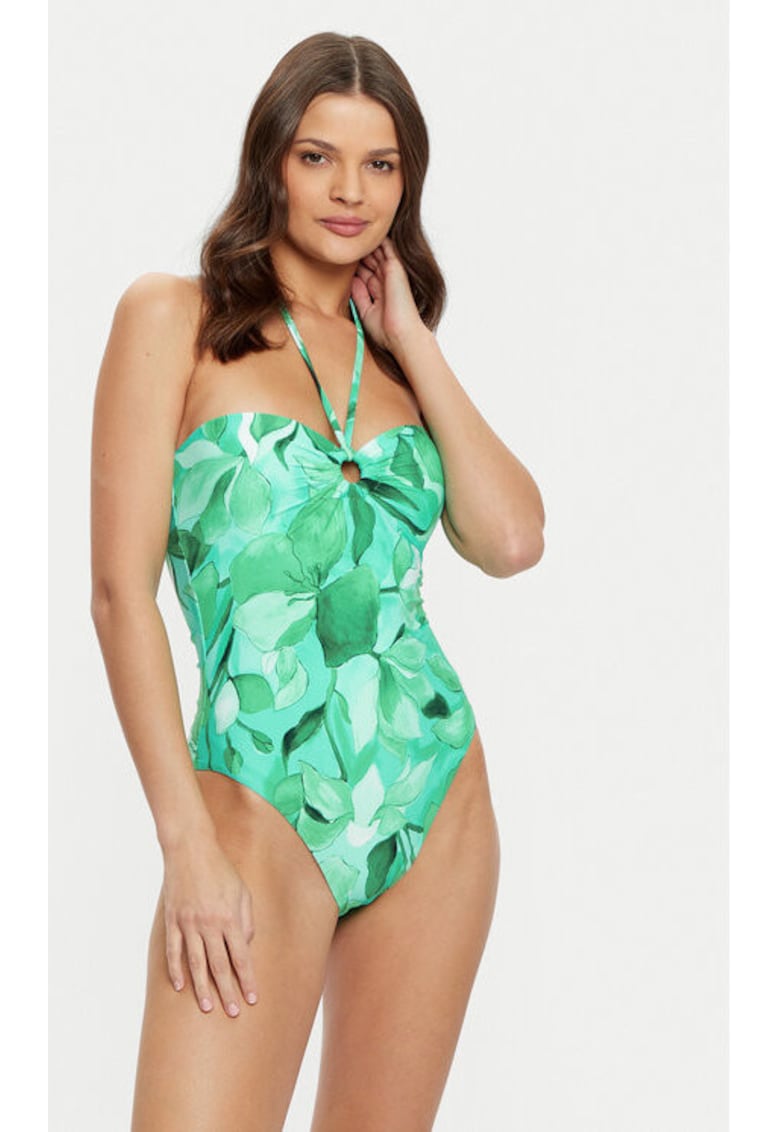 Costum de baie dama - 304990489 - Nylon - Verde
